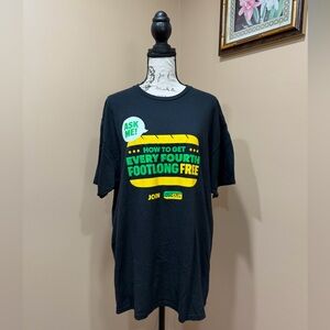 Subway Employee Work T-Shirt Limited Edition Size Large